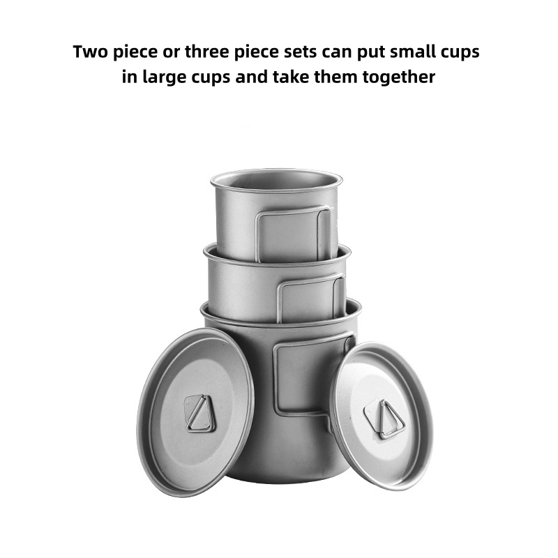 Titanium Camping Mug with Fold - Camping Cooking Organizer recension och pris