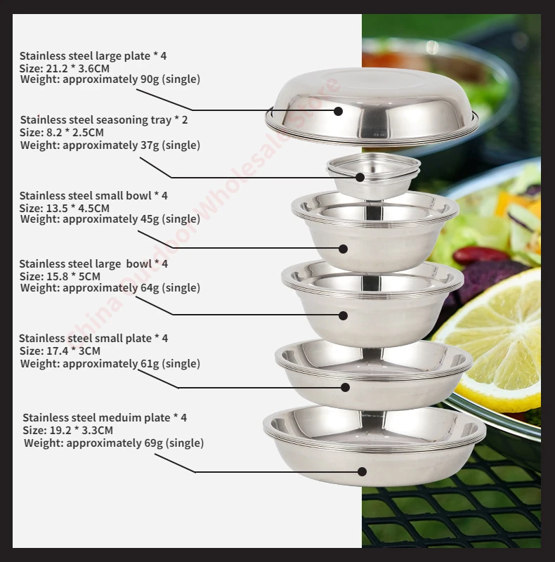 22-Piece Portable Camping Dini - Camping Cooking Dining Set recension och pris