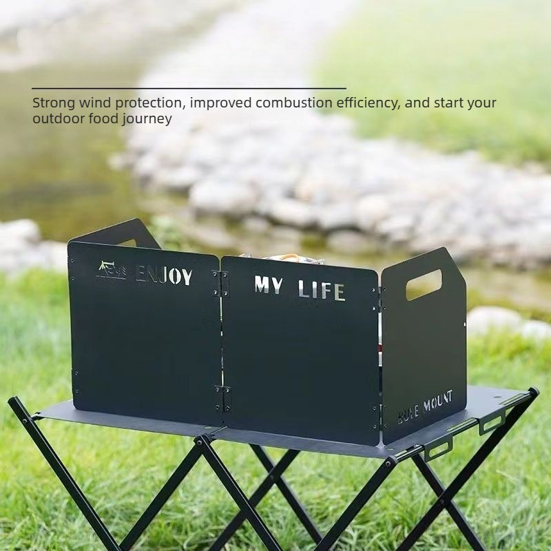 Camping Stove Windshield 4 Fol - Camping Hiking Cooking recension och pris