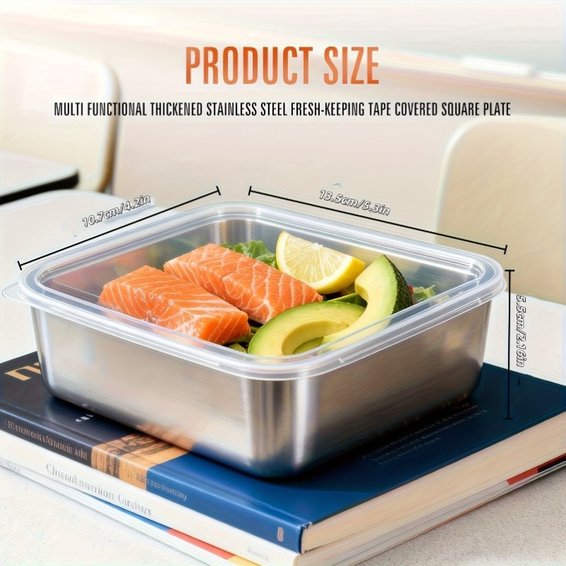 5pcs Stainless Steel Food Cont - Camping Cooking Organizer recension och pris