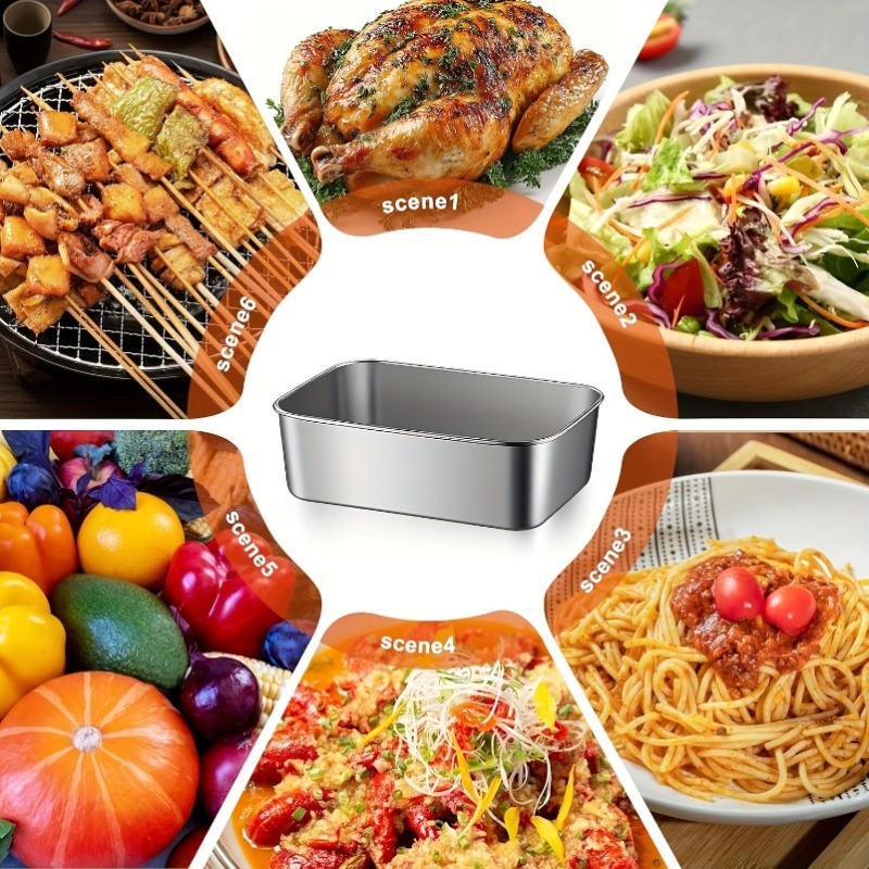5pcs Stainless Steel Food Cont - Camping Cooking Organizer recension och pris