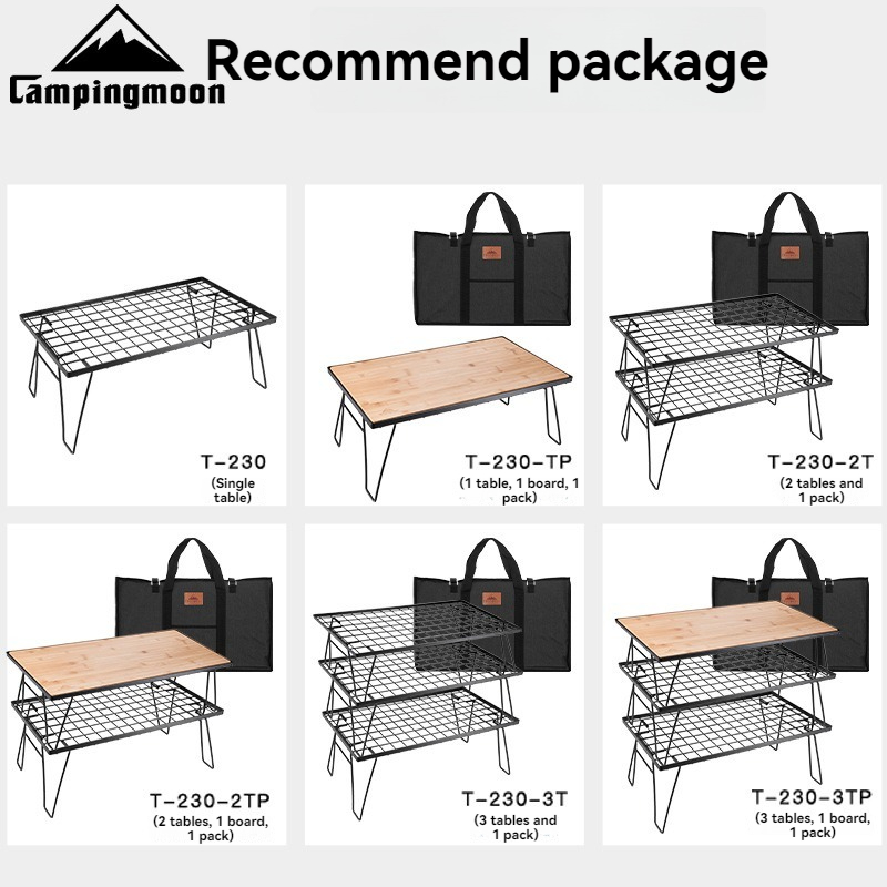 CAMPINGMOON T230 Multi Purpose - Camping Cooking Table recension och pris