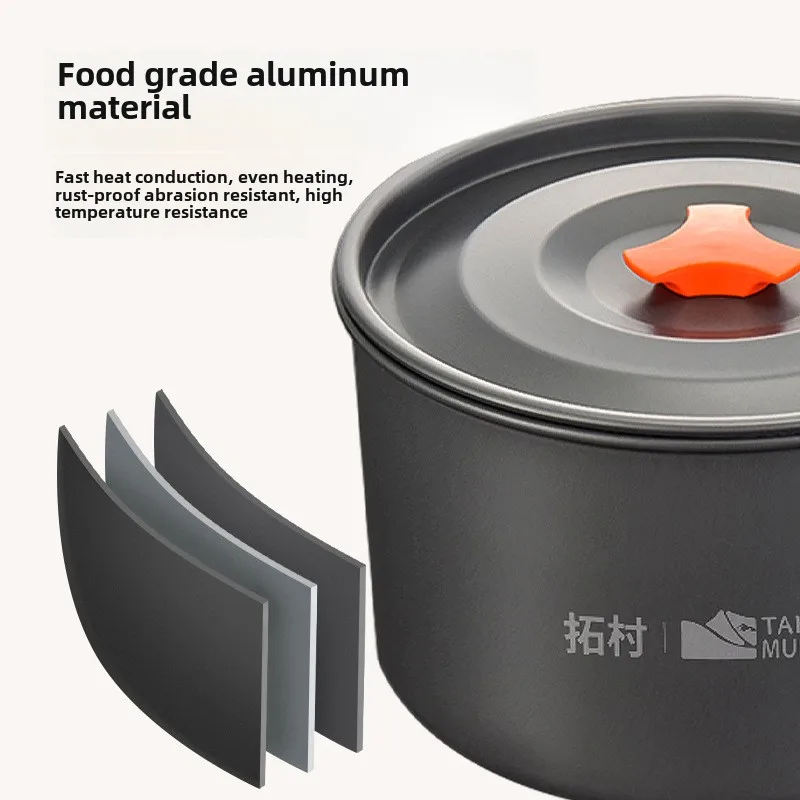 High Quality Outdoor Tableware - Quality Camping Cooking Set recension och pris