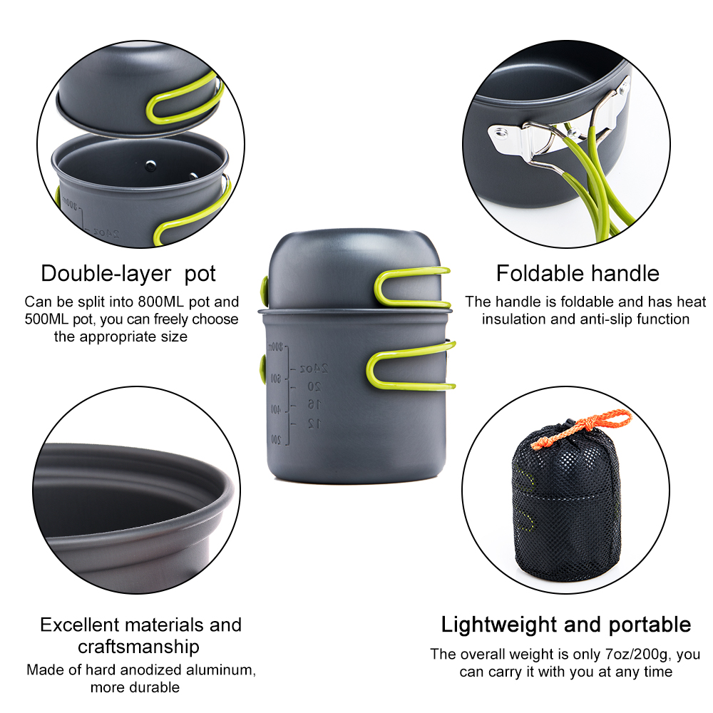 Widesea Ultralight Camping Coo - Camping Cooking Organizer recension och pris