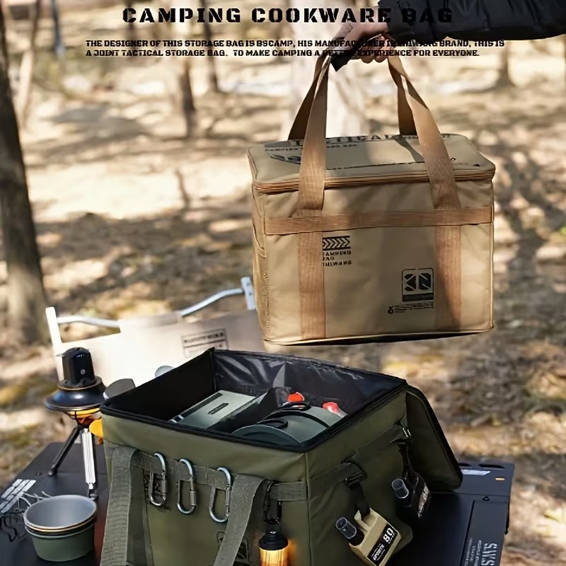 Heavy-Duty Large Capacity Camp - Camping Cooking Organizer recension och pris